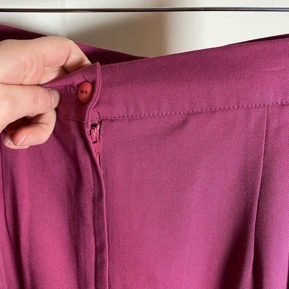 70’s does 40’s Vintage Magenta Skirt Pinup XL - Picture 8 of 8